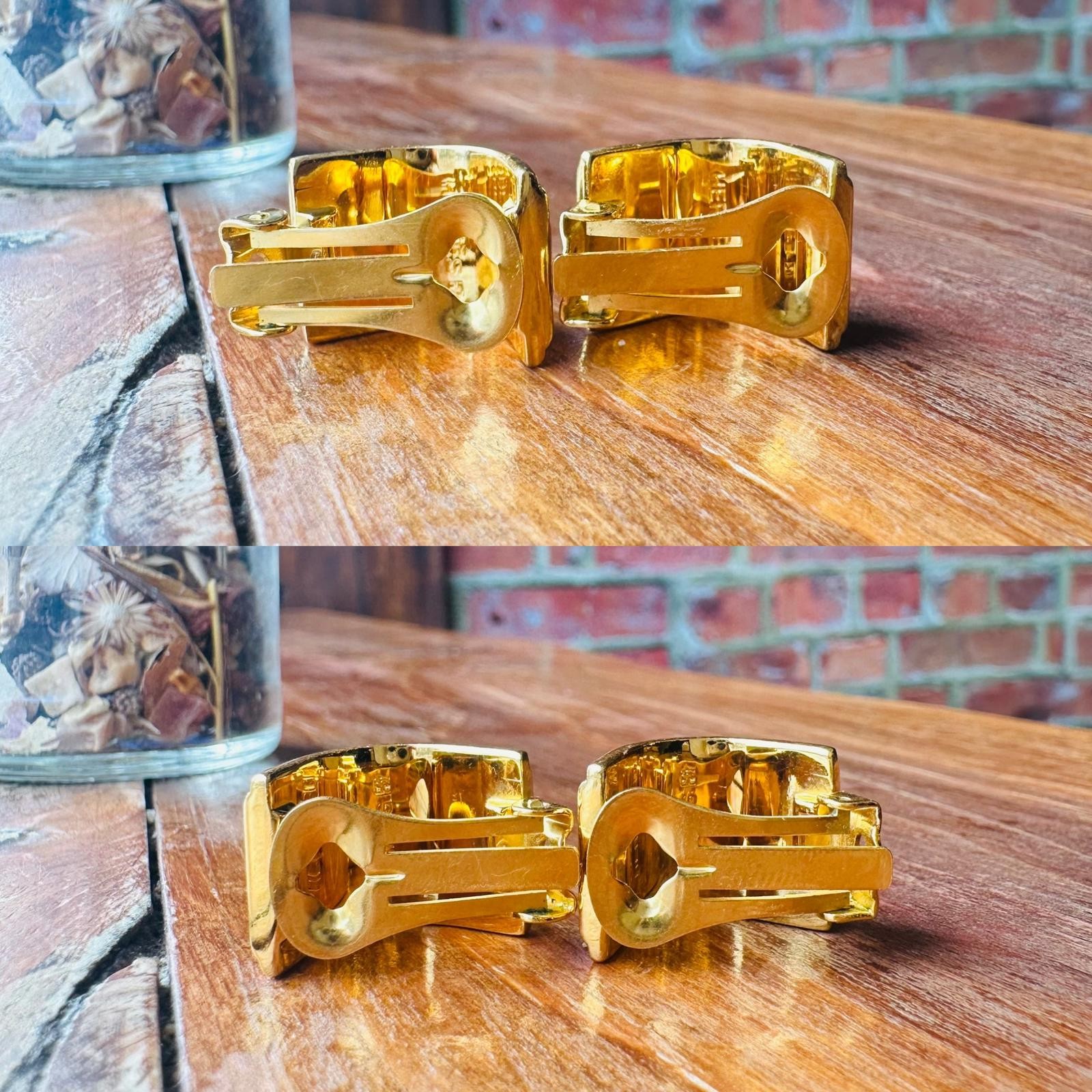 Hermès Vintage Enamel Bird Clip-On Earrings – Gold Plated - photo 5