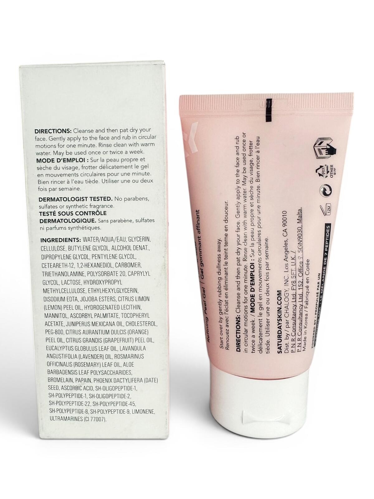 Saturday Skin Rub-A-Dub Peel Gel 75ml Gentle Exfoliator - photo 2