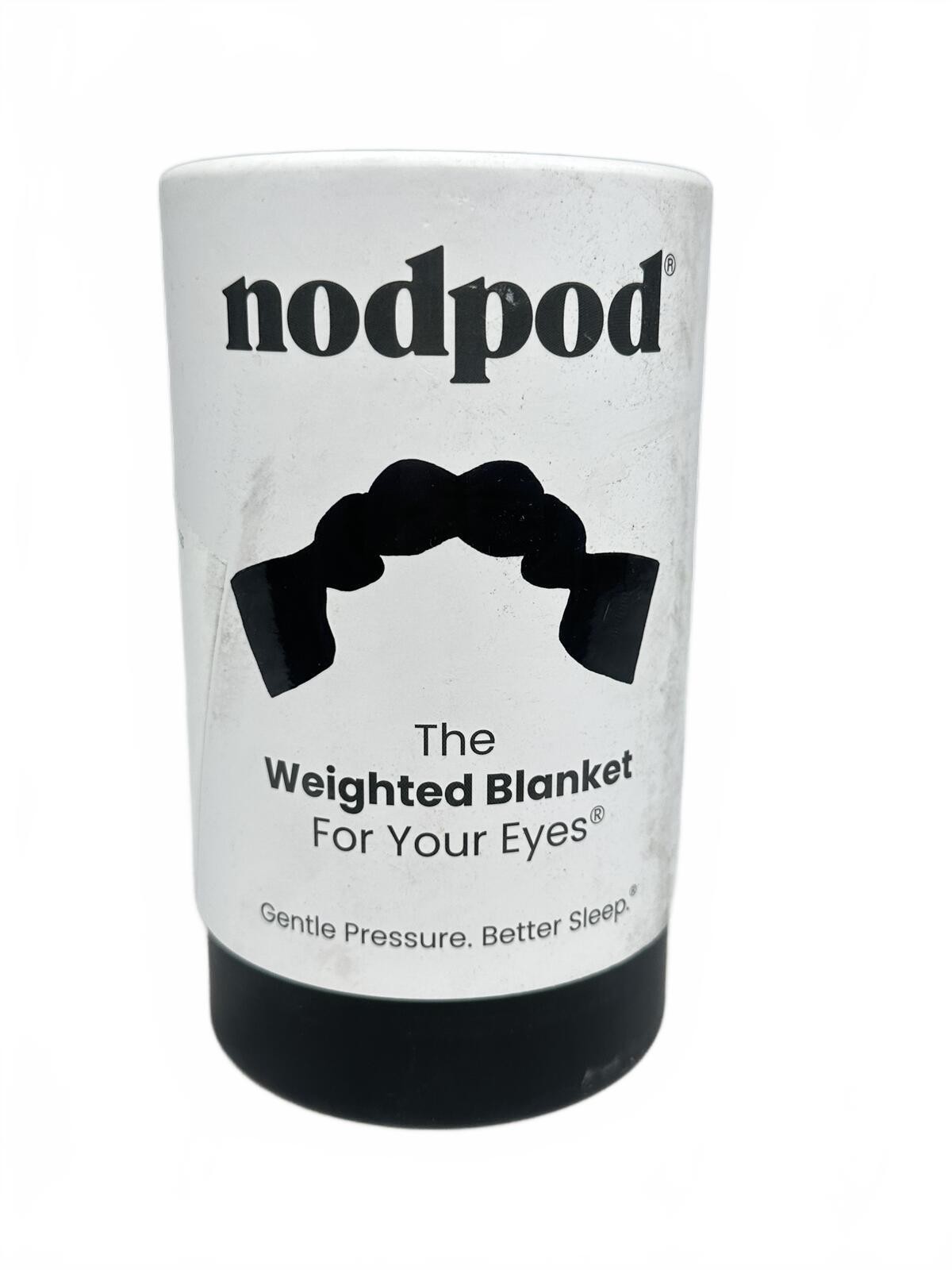 Nodpod Weighted Sleep Mask Black Eye Blanket Relaxation Stress R
