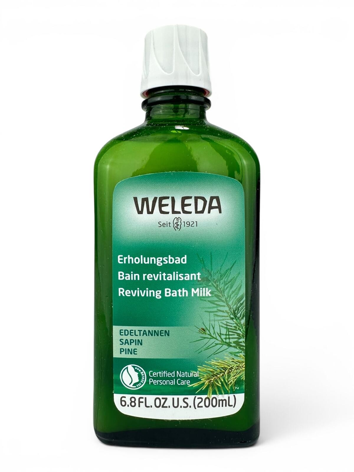 Weleda Reviving Bath Milk Pine 200ml Natural Bath Soak Relaxing