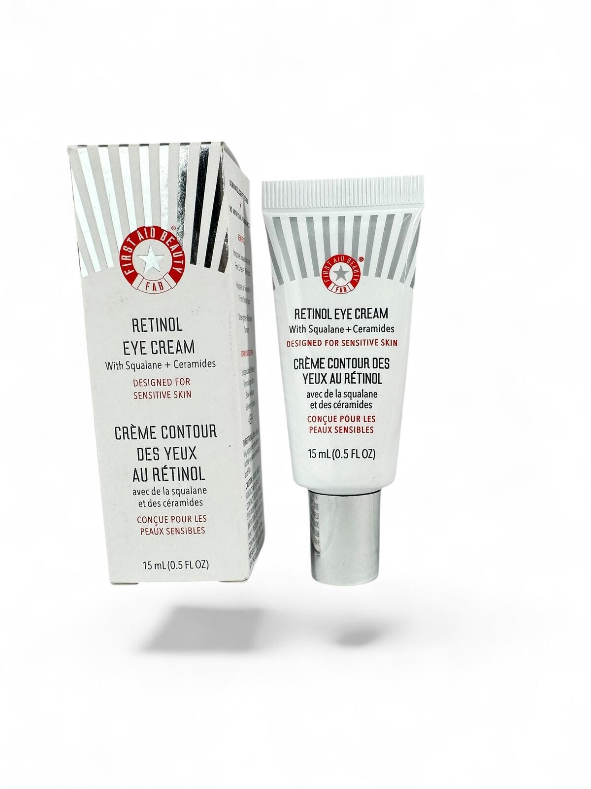 First Aid Beauty Retinol Eye Cream 15ml Squalane Ceramides NIB