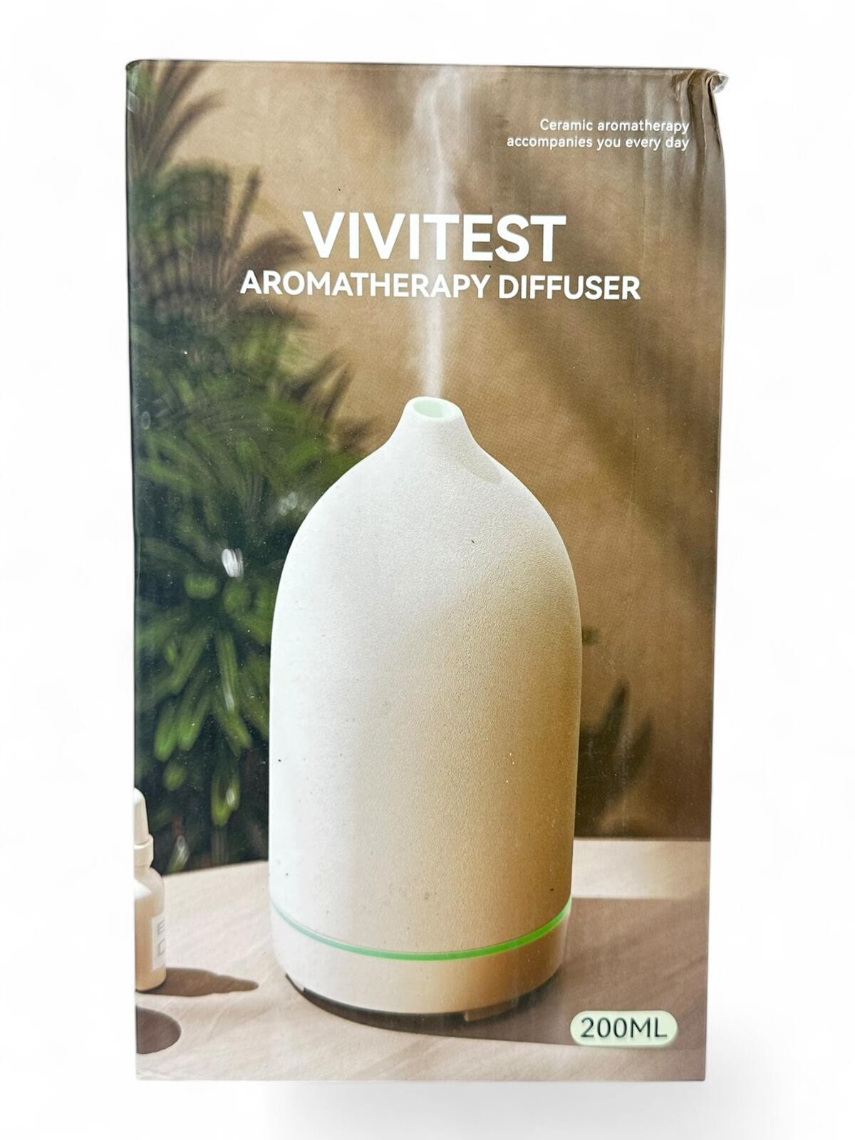 NIB Ceramic Aromatherapy Diffuser 200ML Ultrasonic Essential Oil