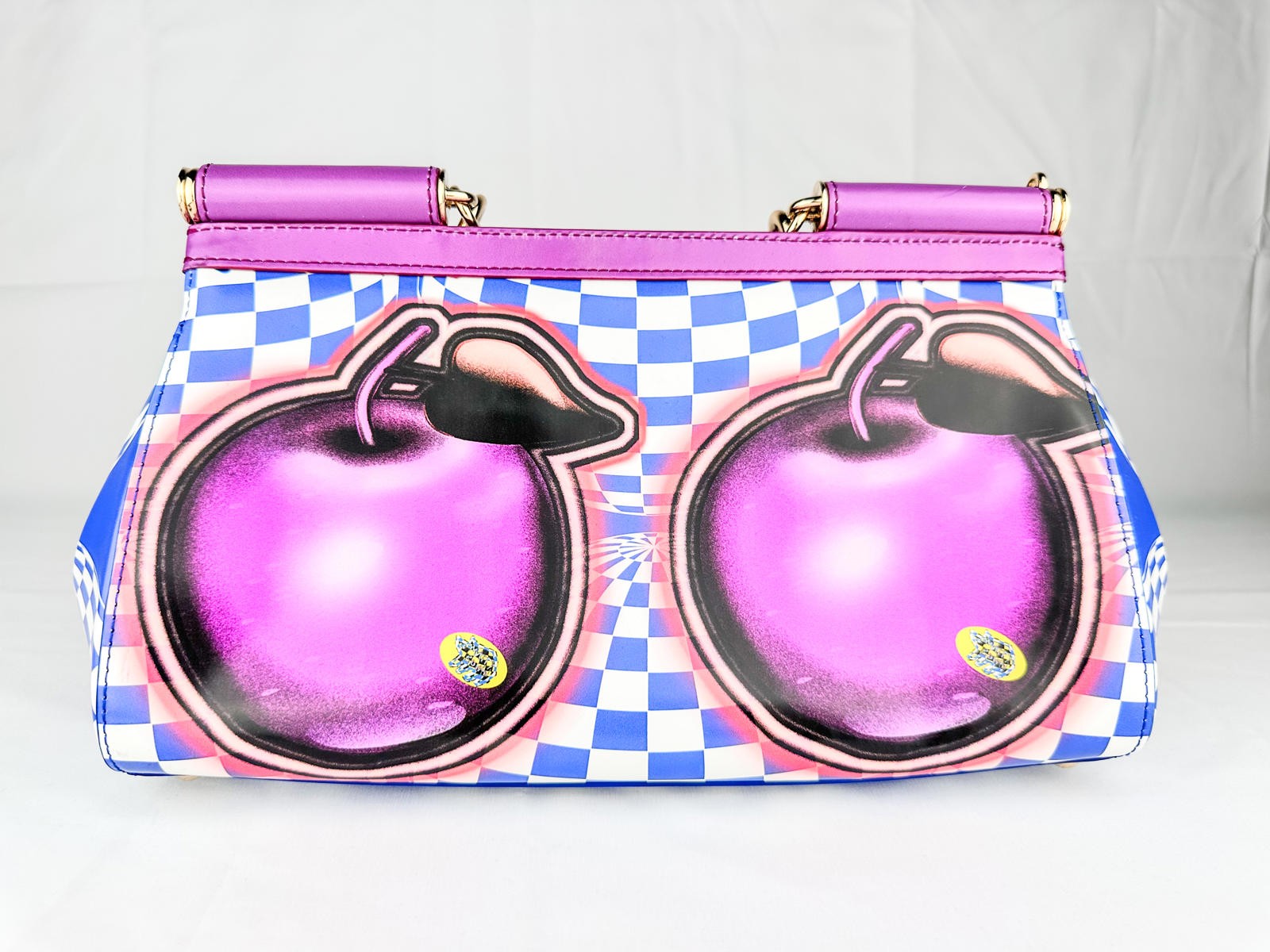 Dolce & Gabbana Sicily Medium Cherry Pop Art Leather Bag NWT + S - photo 2