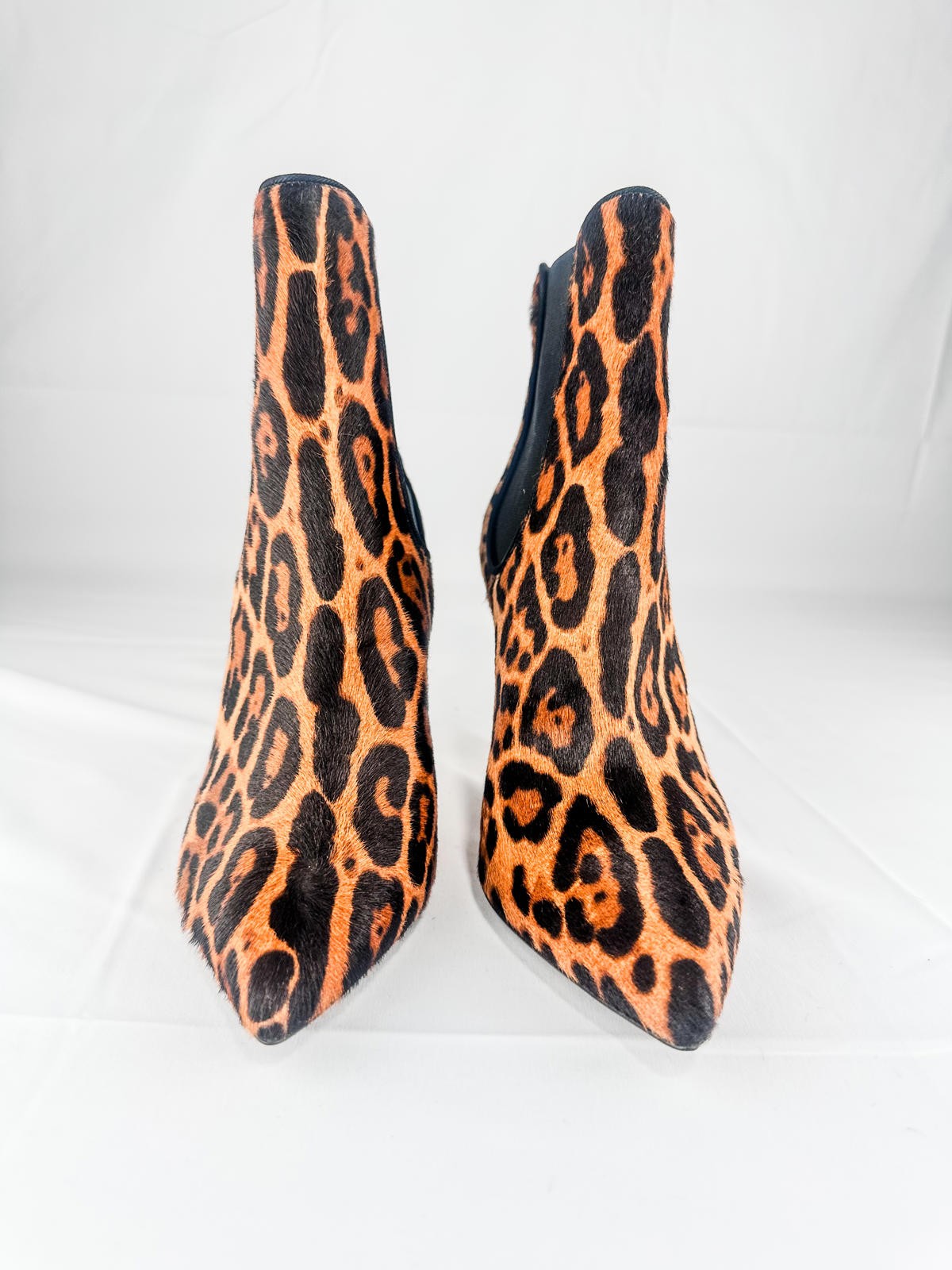 Leopard-Print Calf Hair Ankle Boots EU 39.5 NIB - photo 3