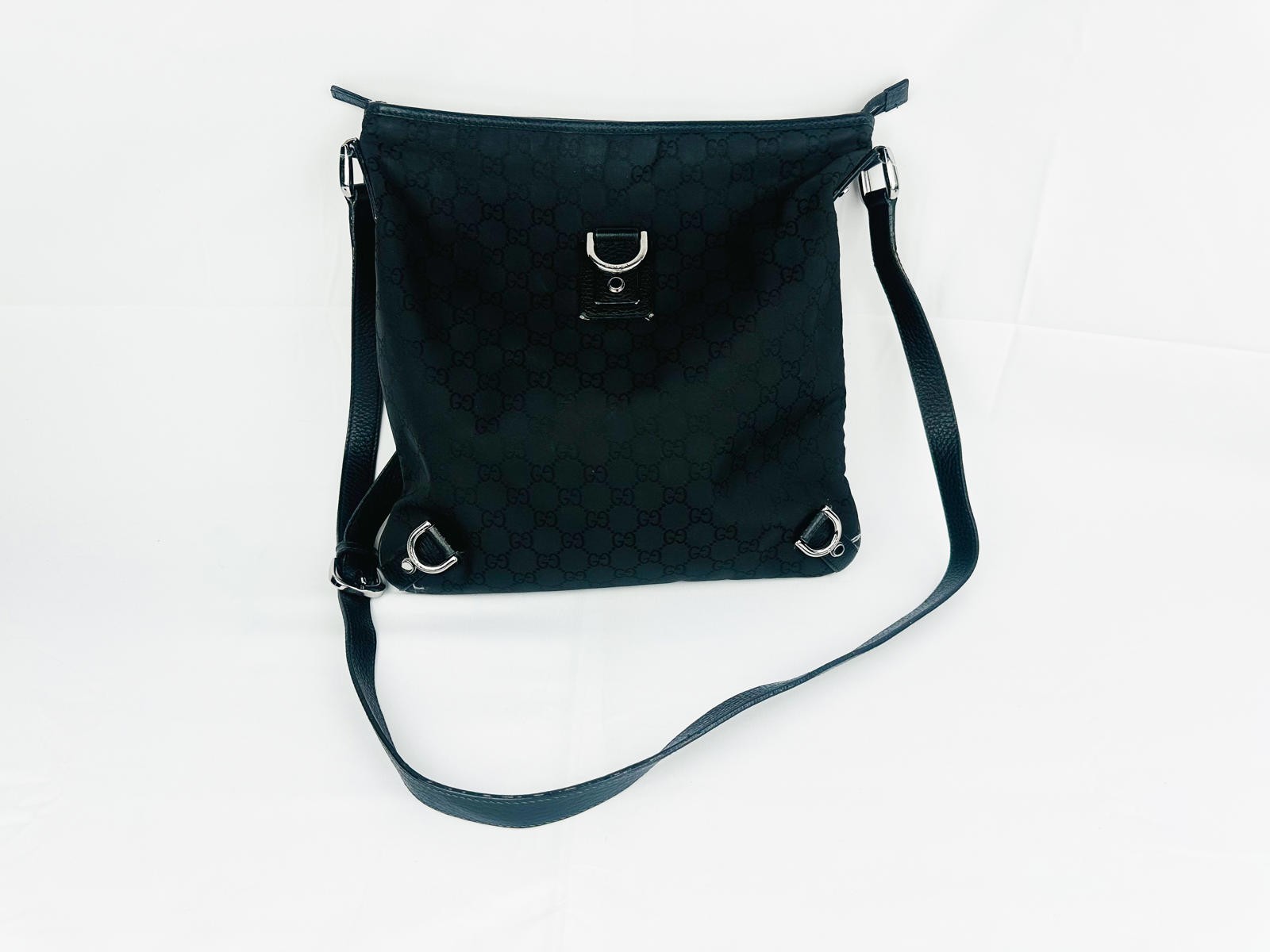 GUCCI GG Canvas Abbey D-Ring Crossbody Bag