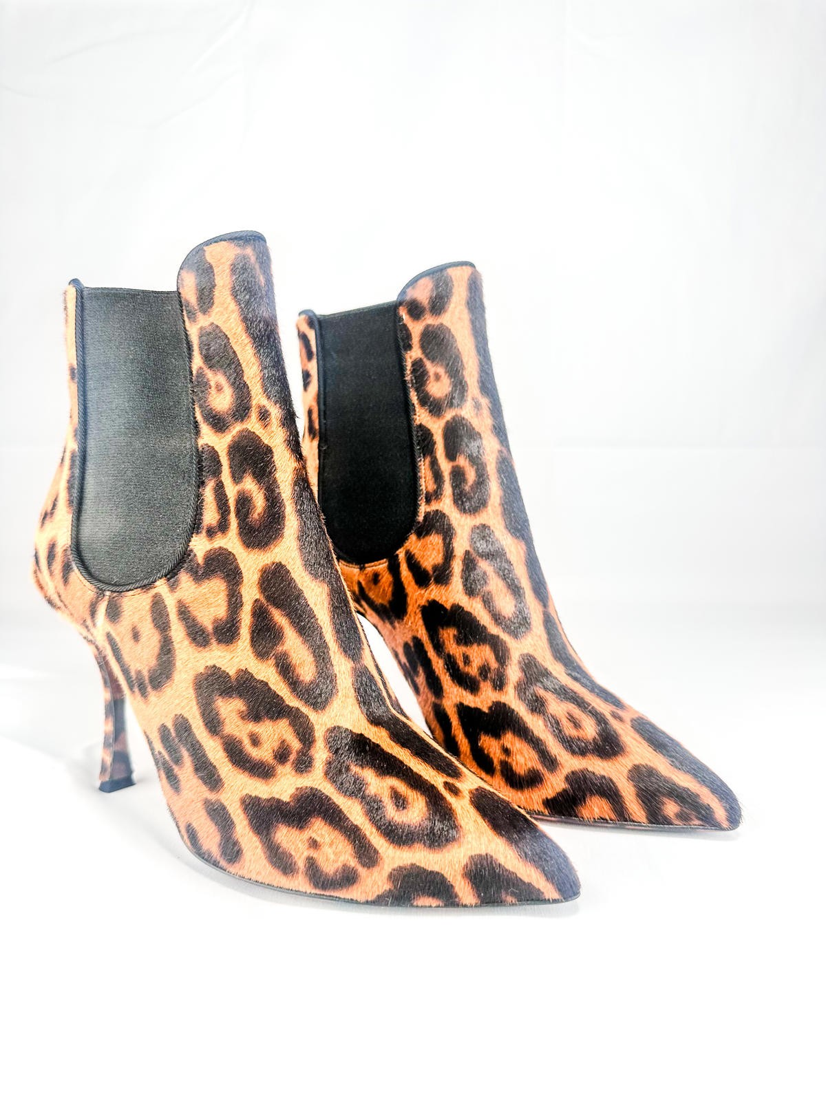 Leopard-Print Calf Hair Ankle Boots EU 36.5 NIB - photo 3