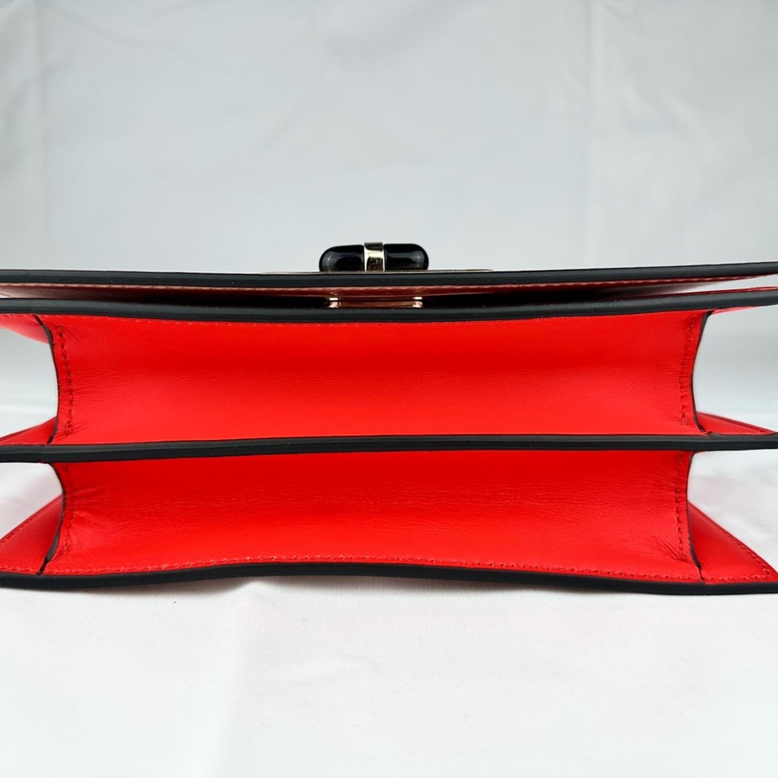 Giorgio Armani Blush Leather Frame Chain Shoulder Crossbody Bag - photo 5