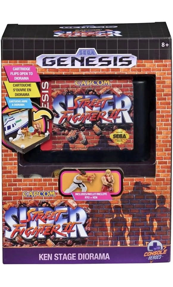 (BNIB) 🎮$10🎮Console Heroes: STREET FIGHTER II Collectible Dioram