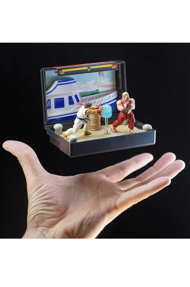 (BNIB) 🎮$10🎮Console Heroes: STREET FIGHTER II Collectible Dioram - photo 5