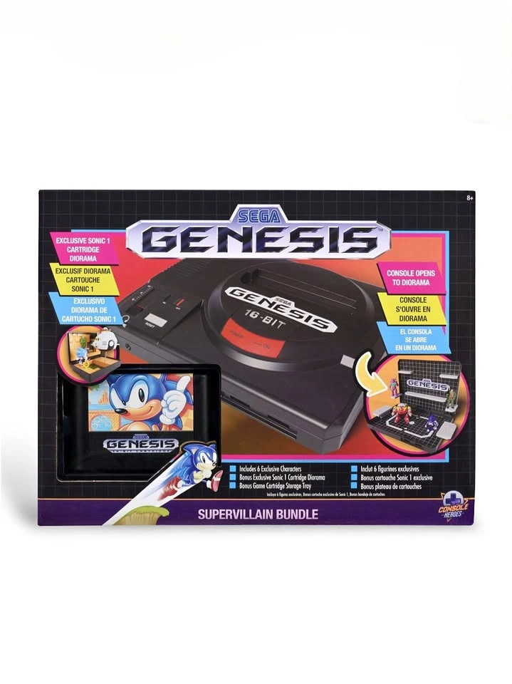 Console Heroes Sonic Sega Genesis Display Console Bundle