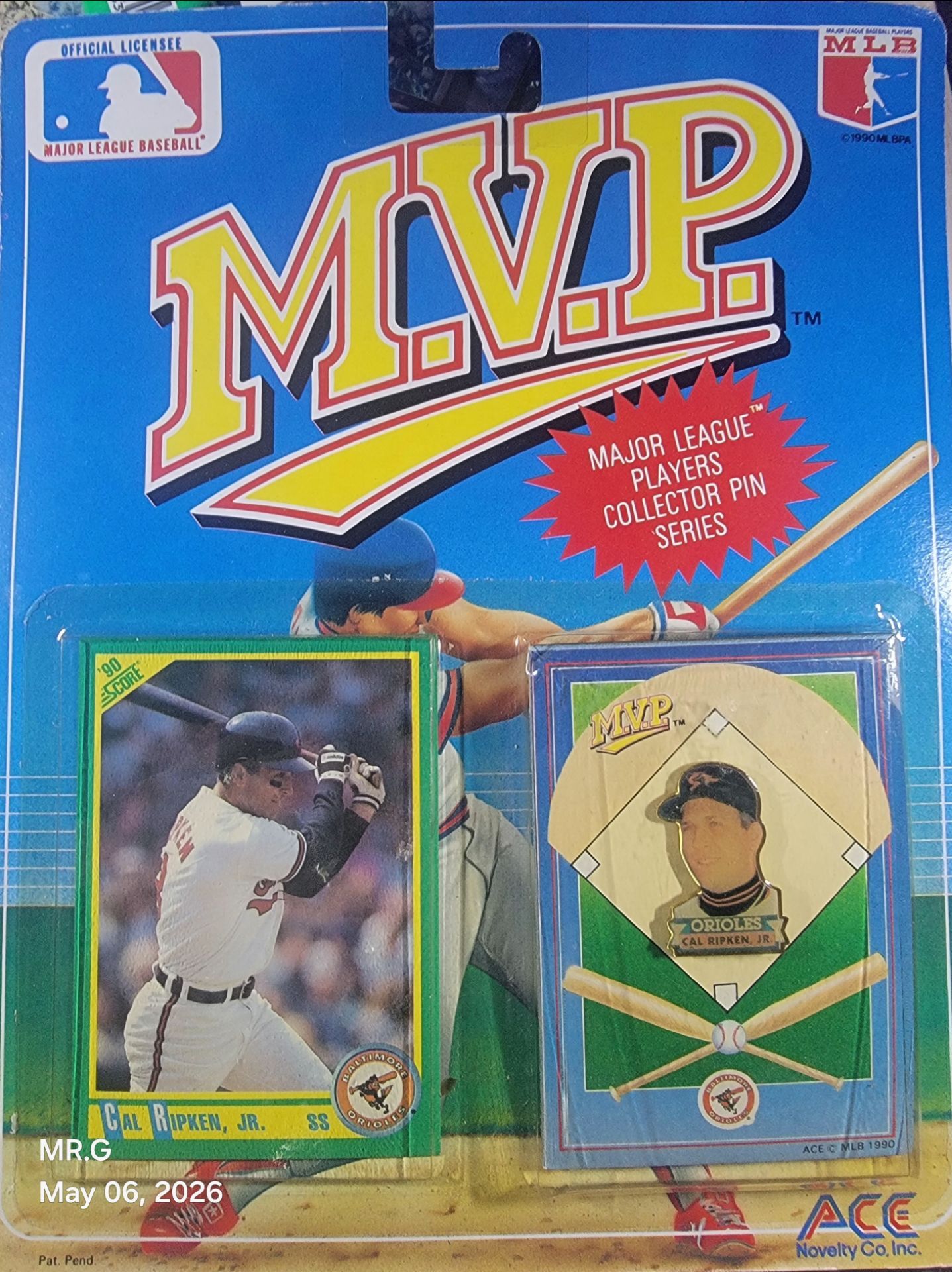 Cal Ripken MVP Special Card and Pin