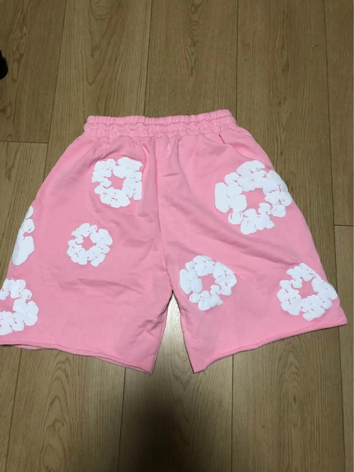 Denim tear shorts pink - photo 2