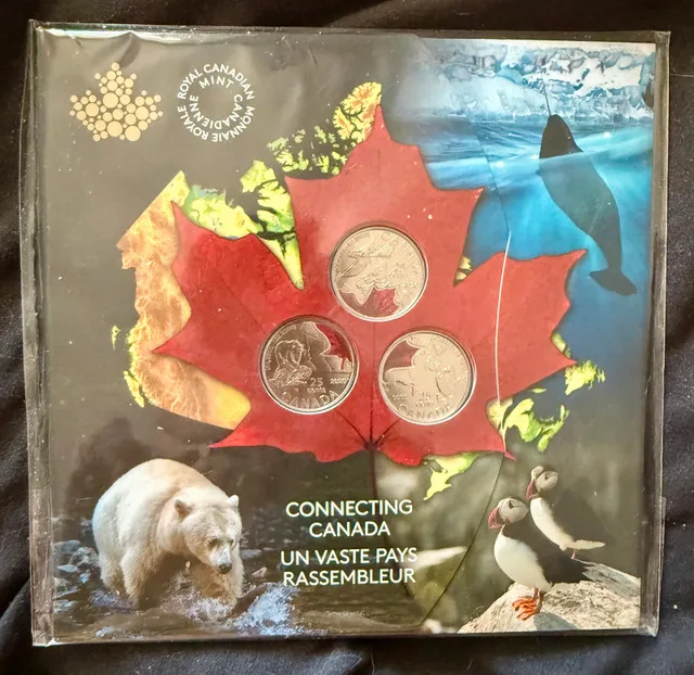 Canada 2020 Connecting Canada 3 Coin Set thumbnail