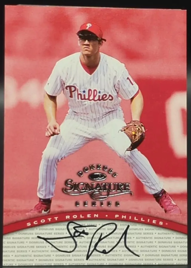 Scott Rolen 1997 Donruss Signature Series Baseball Card thumbnail