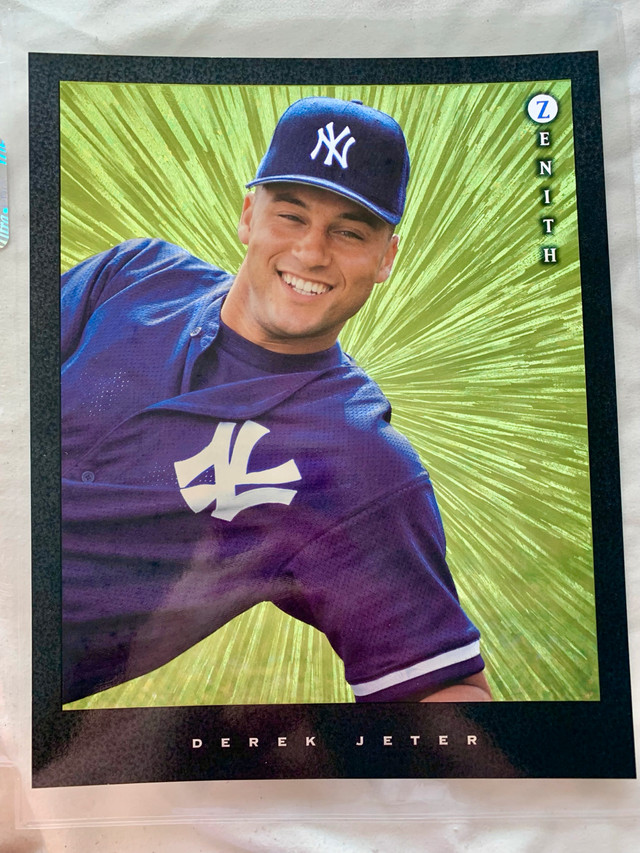 Derek Jeter 2 Pinnacle Zenith (8x10) Picture Cards