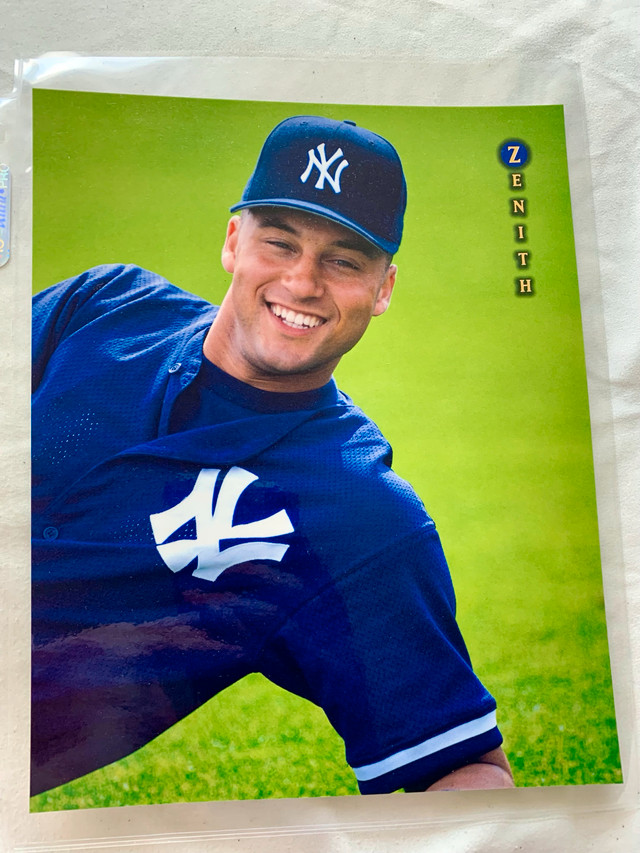Derek Jeter 2 Pinnacle Zenith (8x10) Picture Cards - photo 3