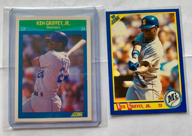 4 Ken Griffey Jr. (Donruss cards have errors. See pictures.) - photo 3