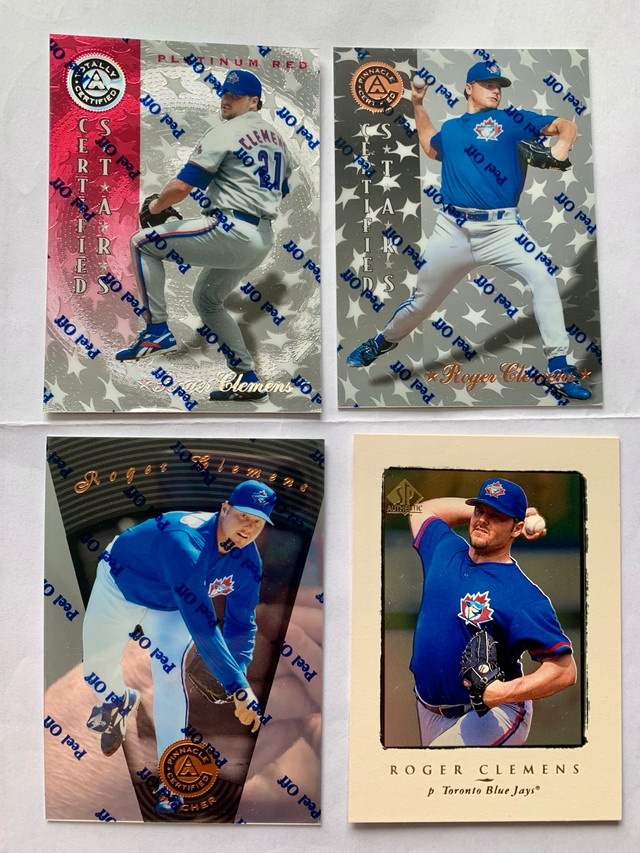 Roger Clemens Collection of 12 Cards MLB