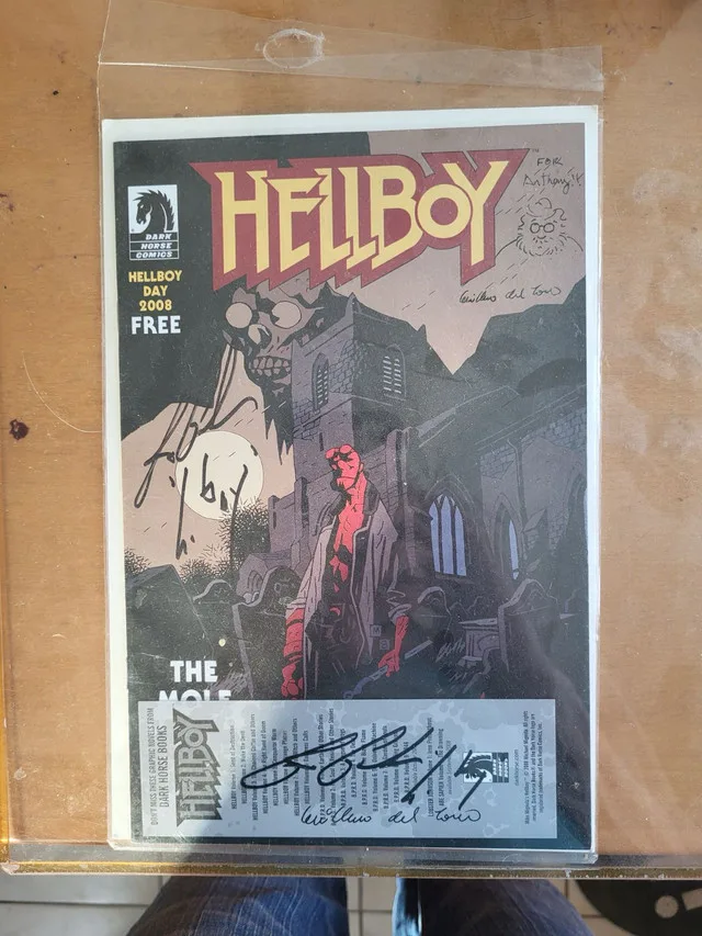 HELLBOY Day 2008 The Mole - Autographed thumbnail