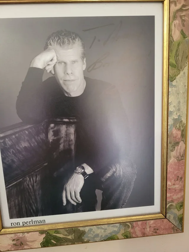 Ron Perlman original headshot photo autographed thumbnail