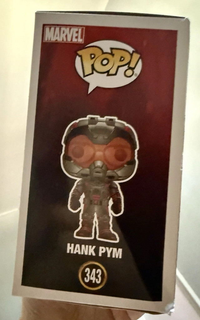 Hank Pym #343 Marvel Ant-Man Funko Pop! Bobble-Head - photo 3