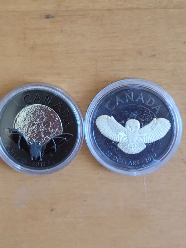$20 1oz Silver Coins 2017 Bat & Owl thumbnail