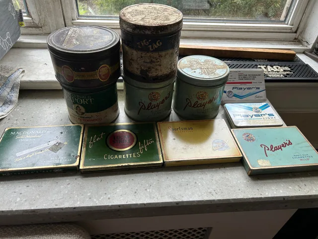 Collection of Tobacco Tins and Boxes (Selling As Is) thumbnail