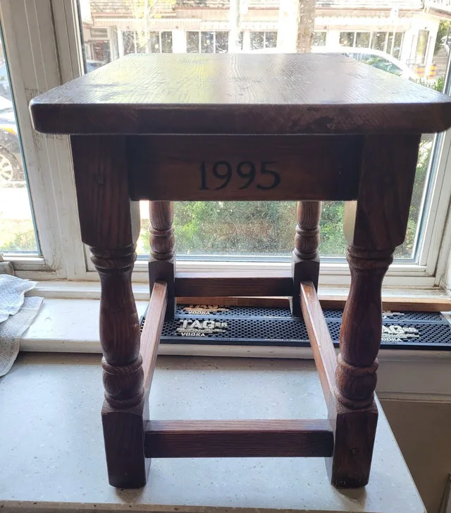 Solid Wood Wedding Stool thumbnail