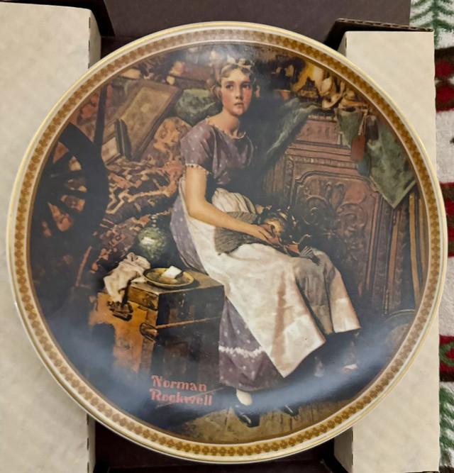 Collector Plates (2) Norman Rockwell & Roger Witmer