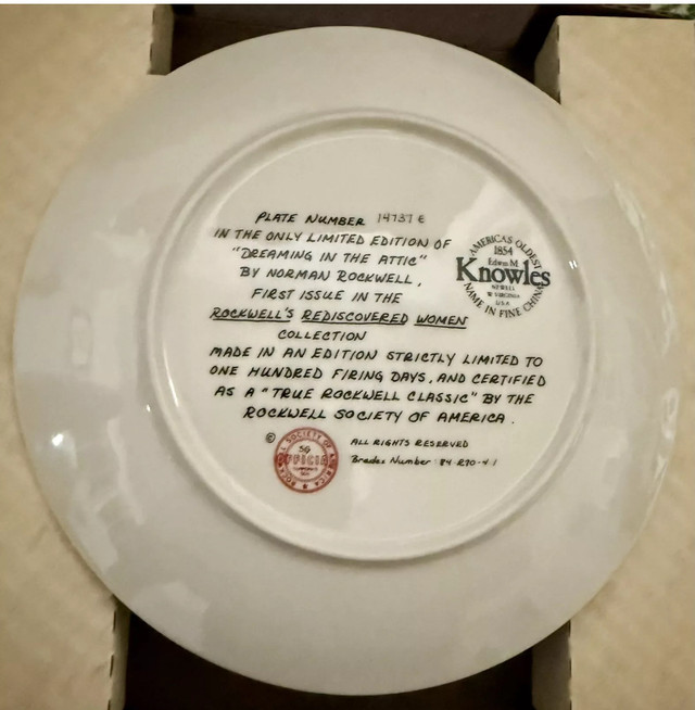 Collector Plates (2) Norman Rockwell & Roger Witmer - photo 2