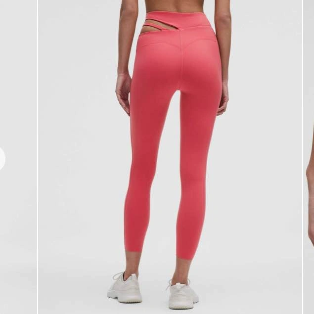Lululemon Cut-out Waist High Rise Train Legging 25” - Desert Red - photo 2