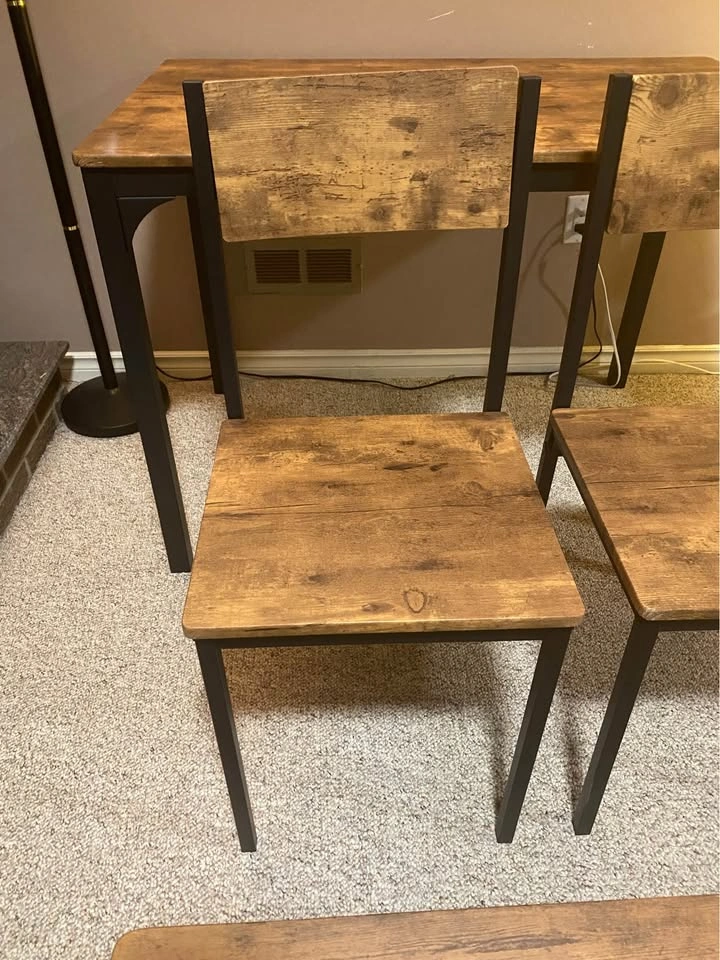 Dining Table Set with Bench & Side Table - photo 5