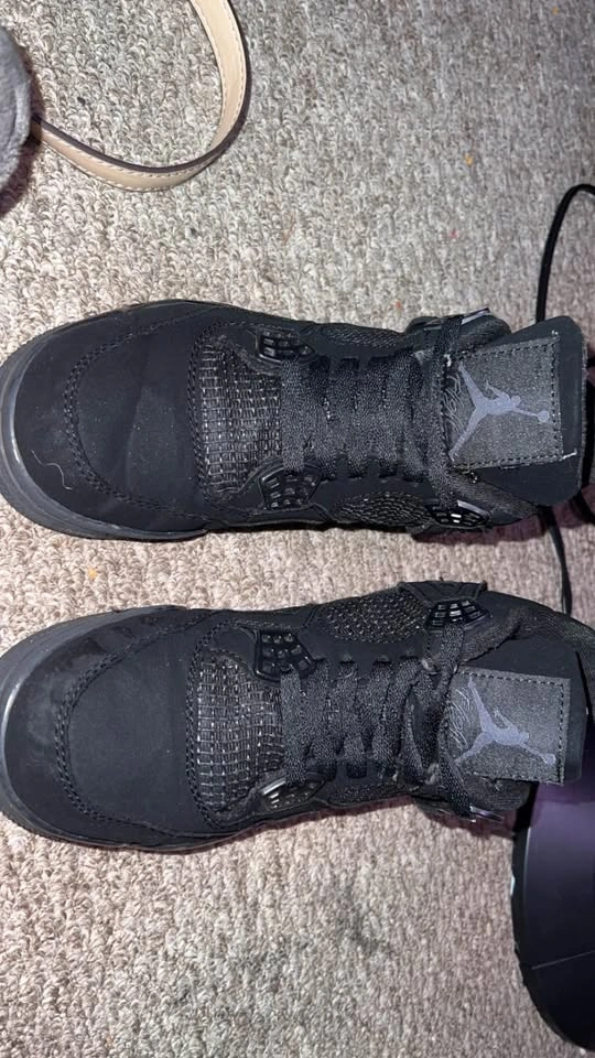 Jordan 4s Black Cats - photo 2