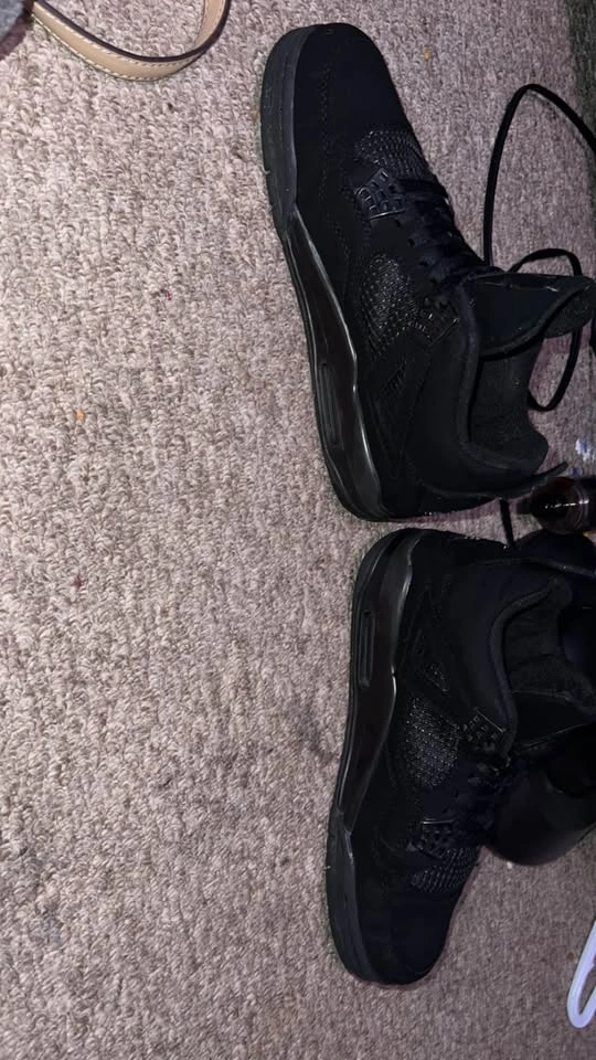 Jordan 4s Black Cats - photo 4