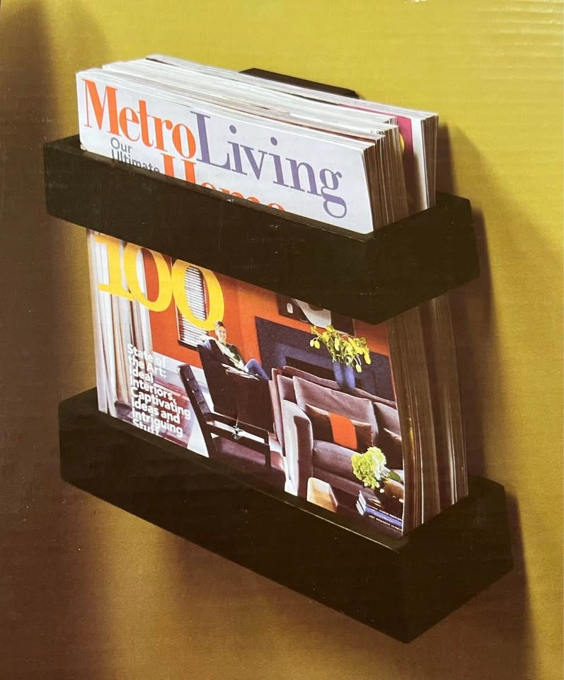 Black Wood Floating Shelf – Brand New – Home Decor Display - photo 3
