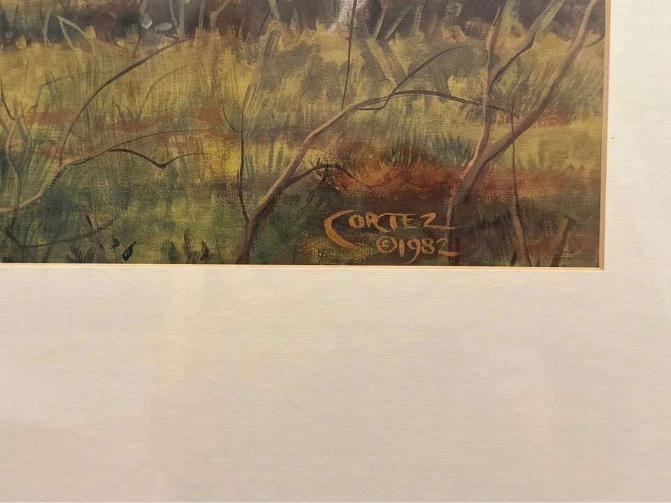 Vintage 1982 Cortez Horse Painting - photo 2