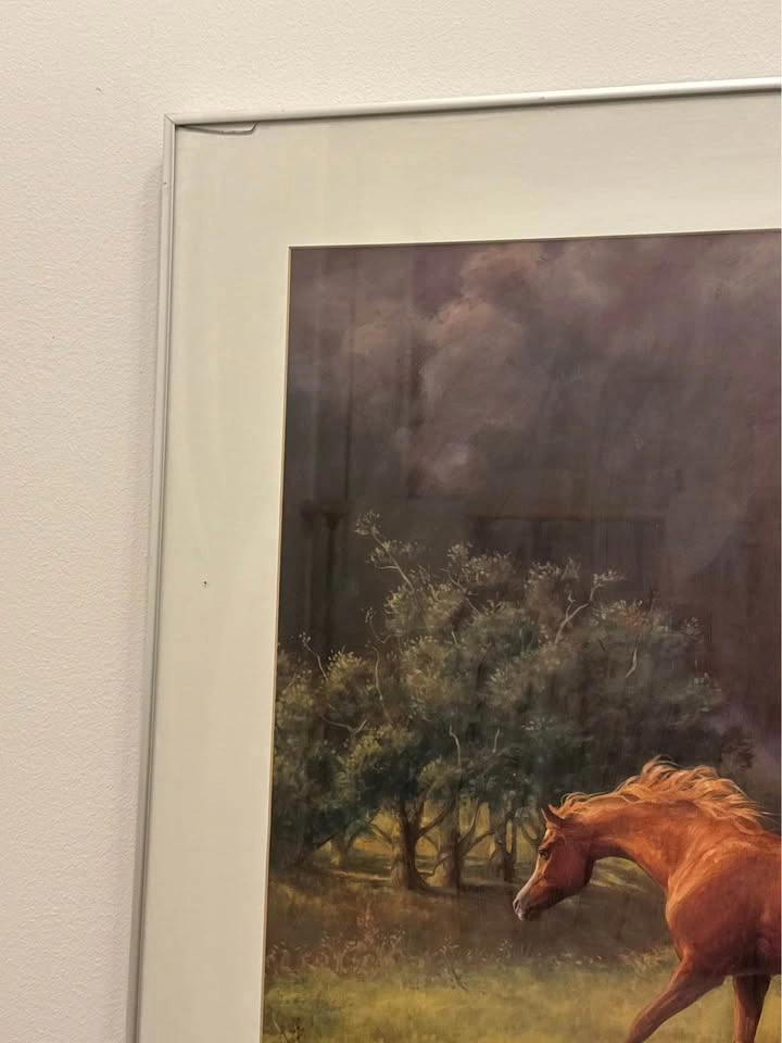 Vintage 1982 Cortez Horse Painting - photo 3