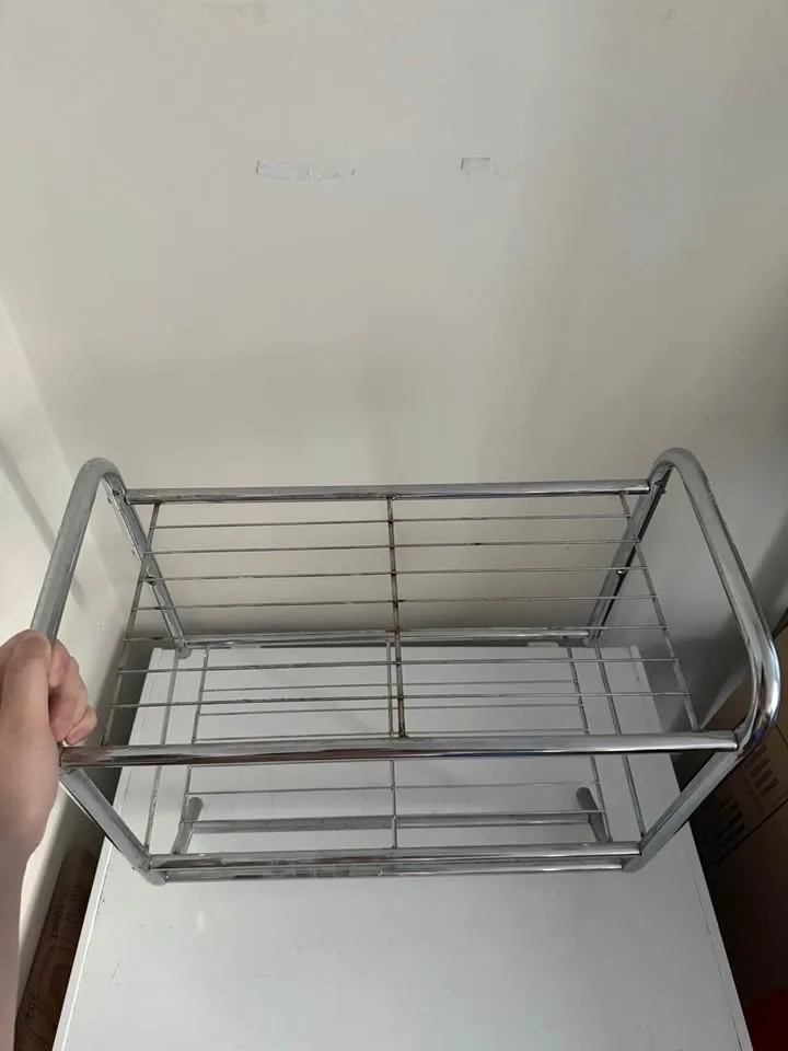 Bathroom Shelf - Stainless Steel w/ Towel Bar - photo 4