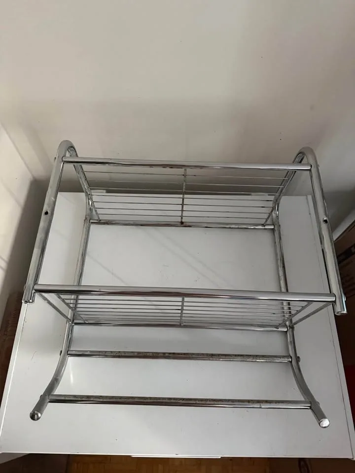Bathroom Shelf - Stainless Steel w/ Towel Bar - photo 5