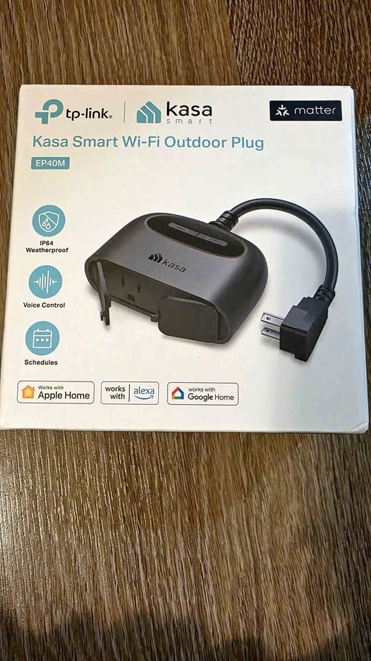 TP-Link Kasa Smart Wi-Fi Outdoor Plug EP40M