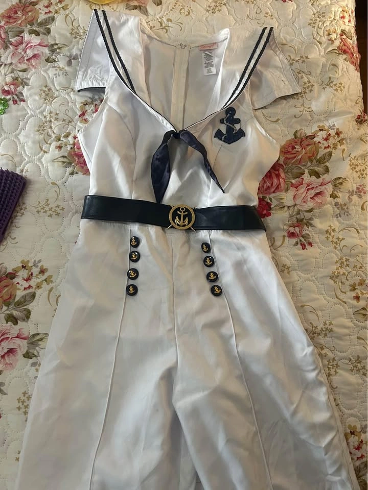 Sexy Sailor Costume - Size Medium