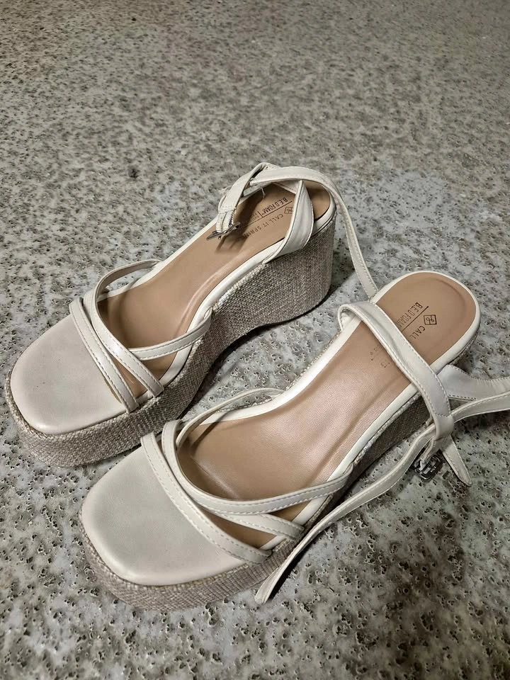 Call It Spring Kaylya vegan wedge sandal