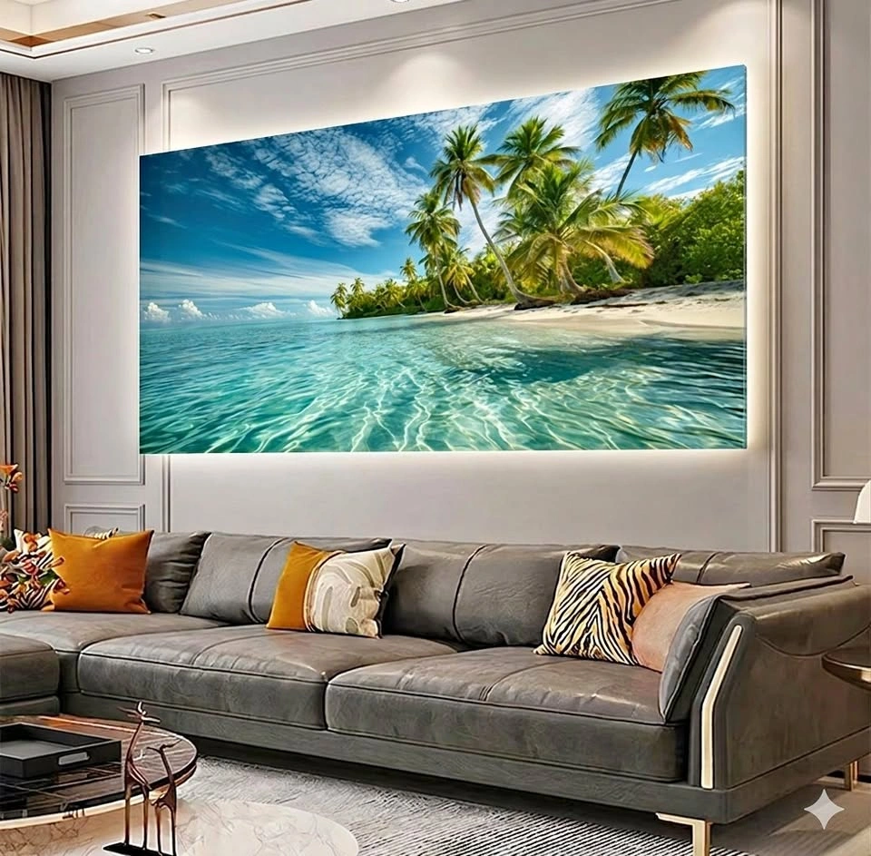 HUGE 75 x 35 inches over 6 Feet Wide Canvas Wall Art