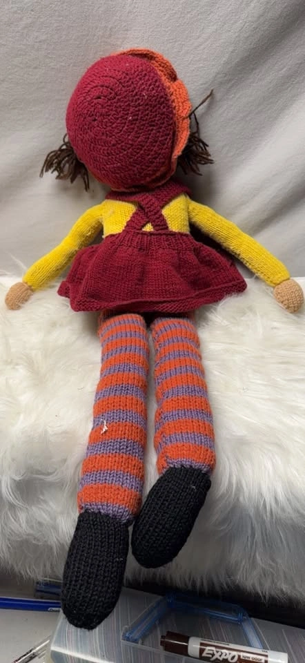 Handmade Knitted Doll - photo 2