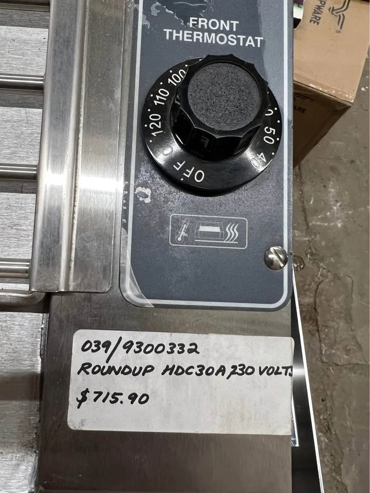 Roundup HDC30A Hot Dog Roller Grill Commercial 30amp 230V NEW - photo 3