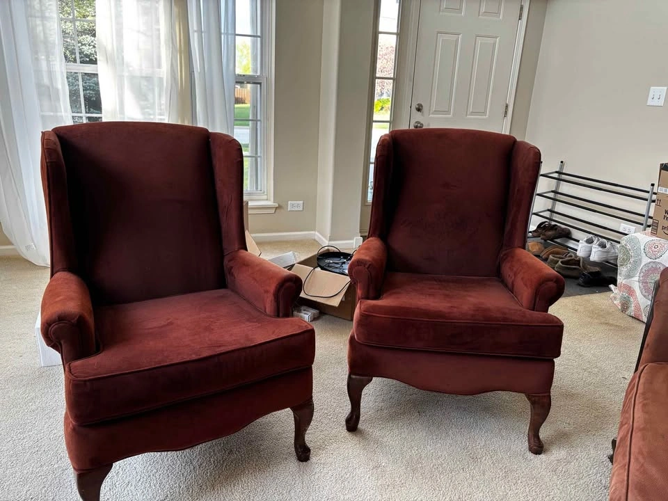 Love seat & 2 chairs - photo 2