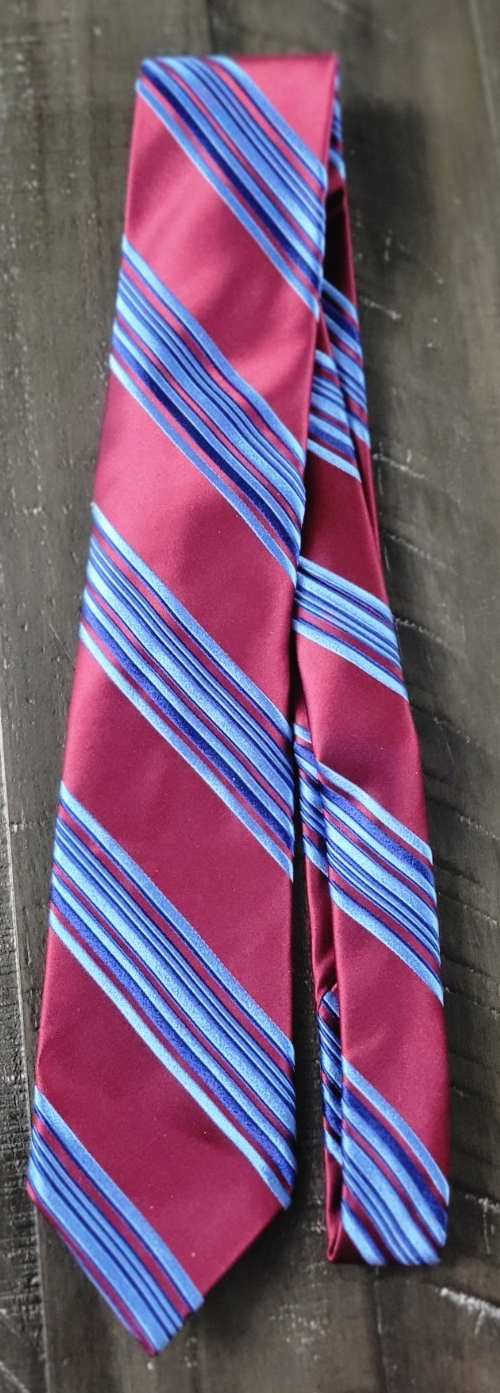 NWT Robert Talbott Best Of Class Tie 100% Silk Burgundy Blue Wov - photo 2