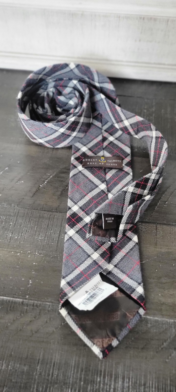 NWT Robert Talbott BEST OF CLASS Made in Italy Wool Tie - photo 4