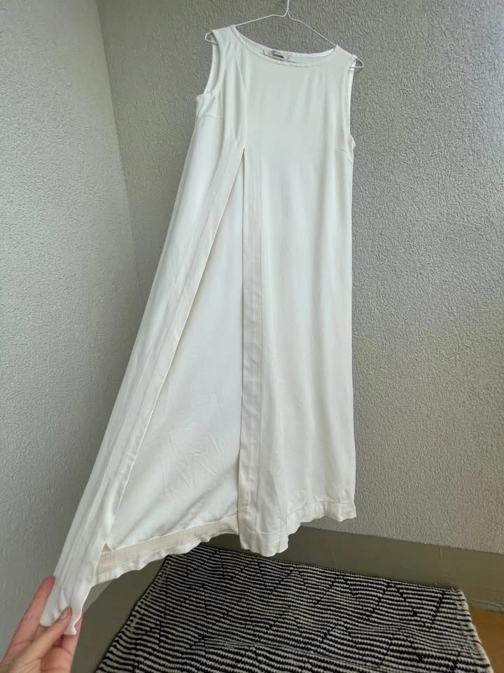 Motel Cream Midi Dress, size M-L, made in Italy - photo 2