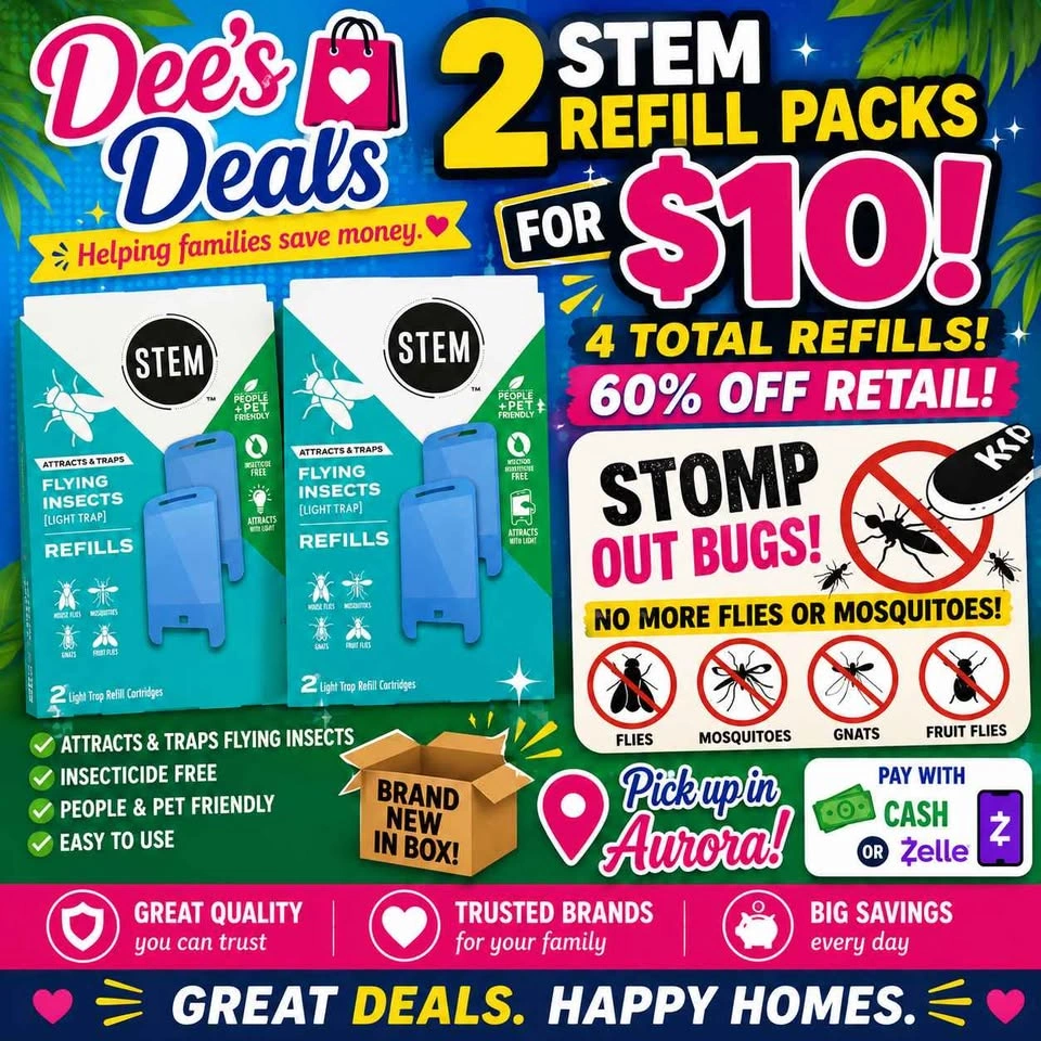 2 Pack STEM Bug Repellent Refill - $10